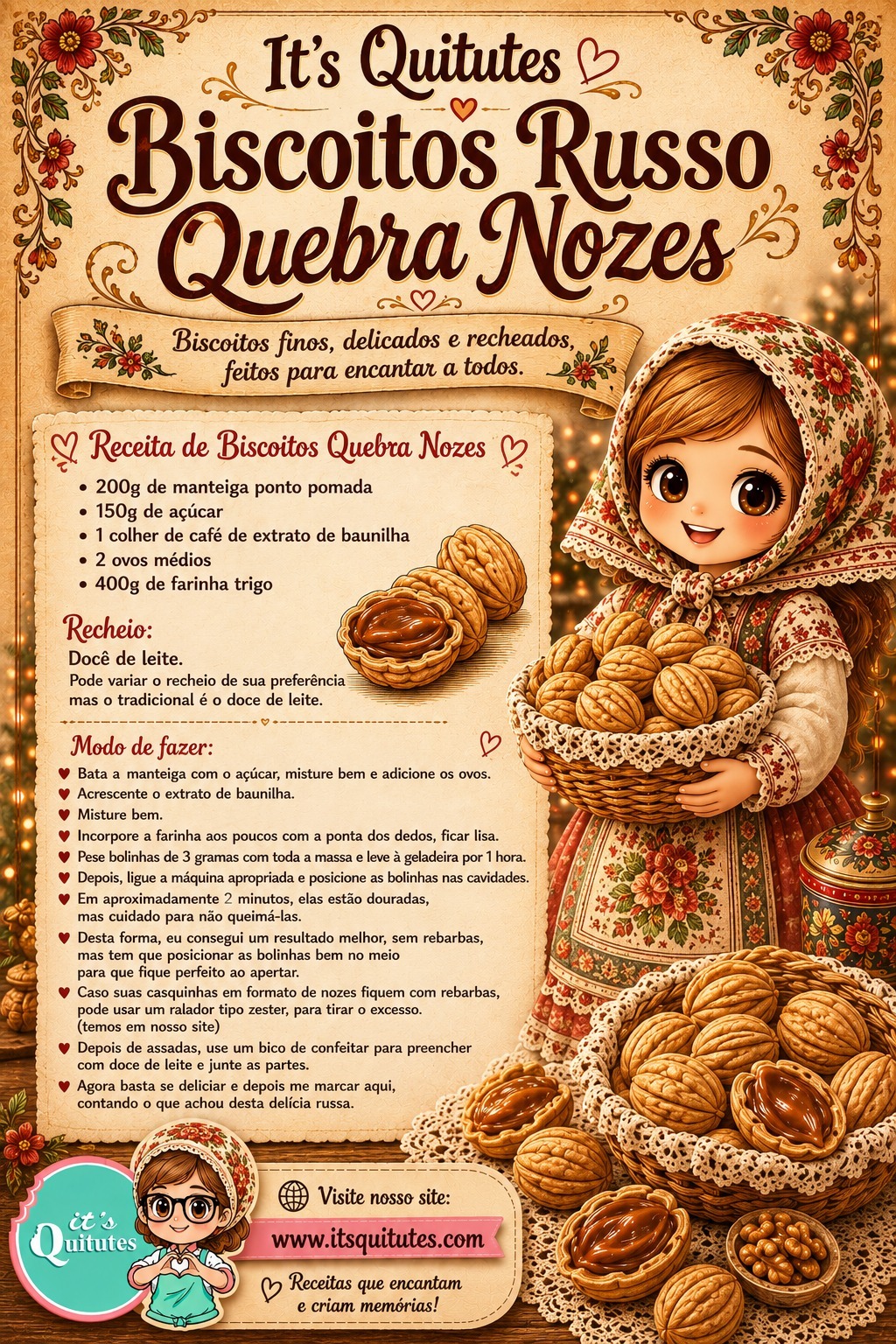 Biscoito Quebra Nozes